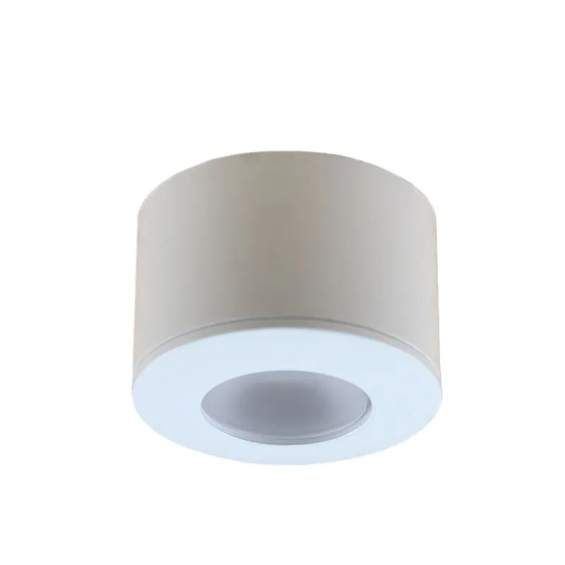 8 ronde witte veranda opbouwspots Vasso, IP44, incl. aansluitset en afstandbediening