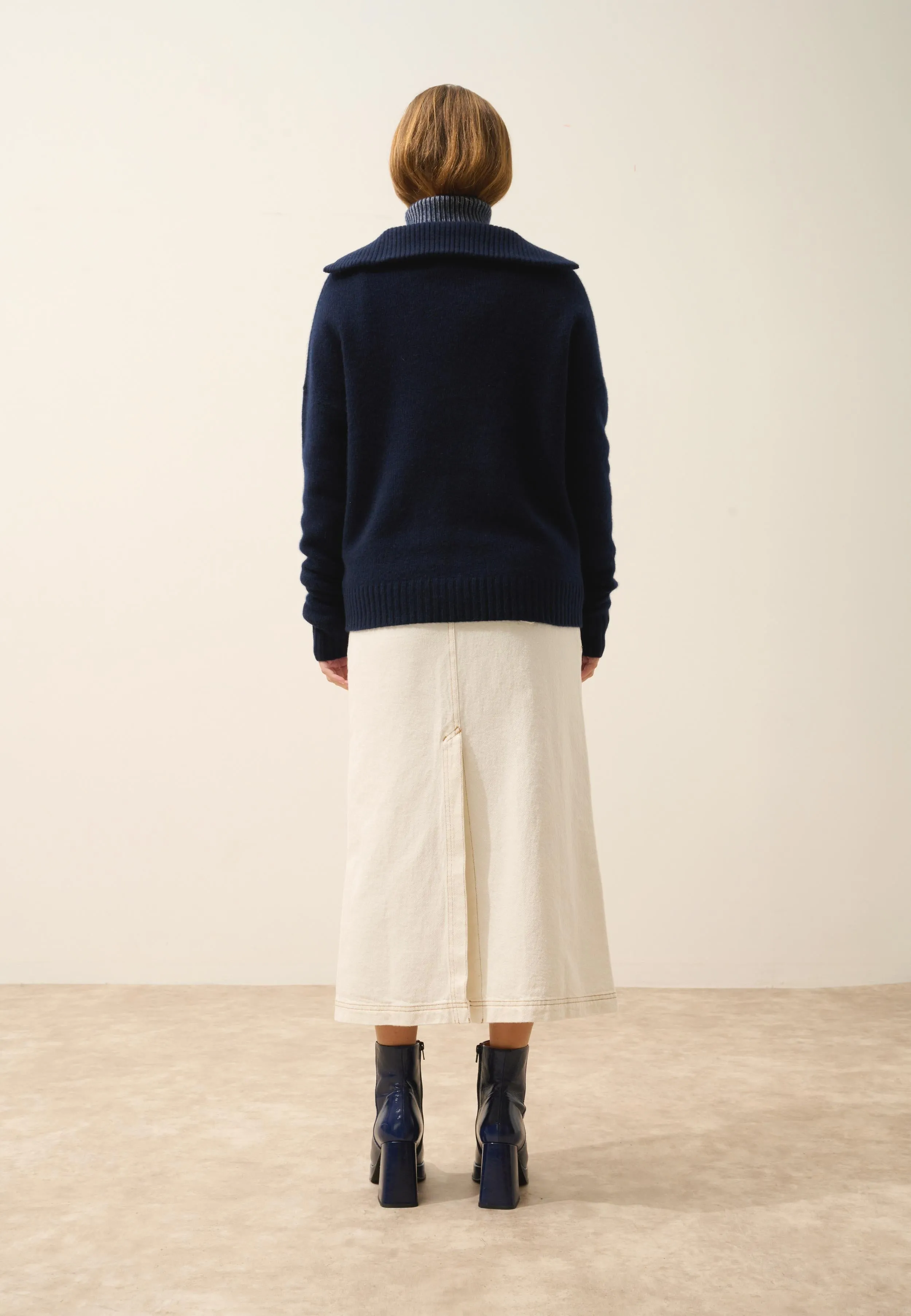 AKAR pull col camionneur navy