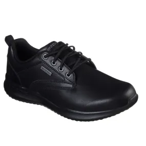 Basket Delson Antigo - Skechers noir en cuir | 3 Suisses