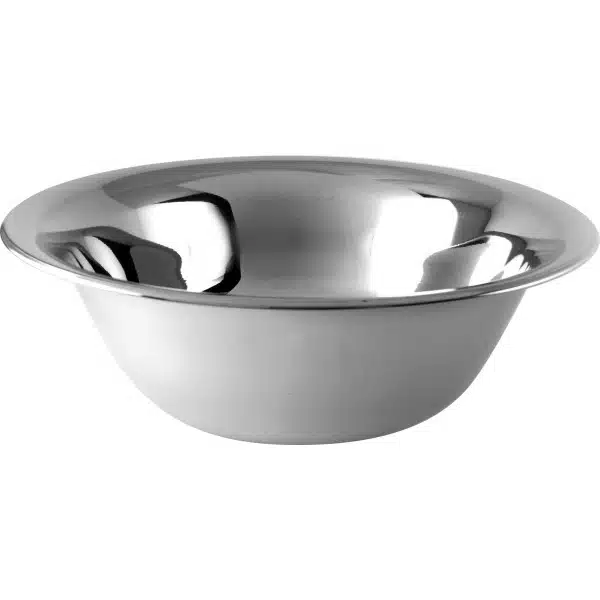 Bassine pâtissière inox bord roulé