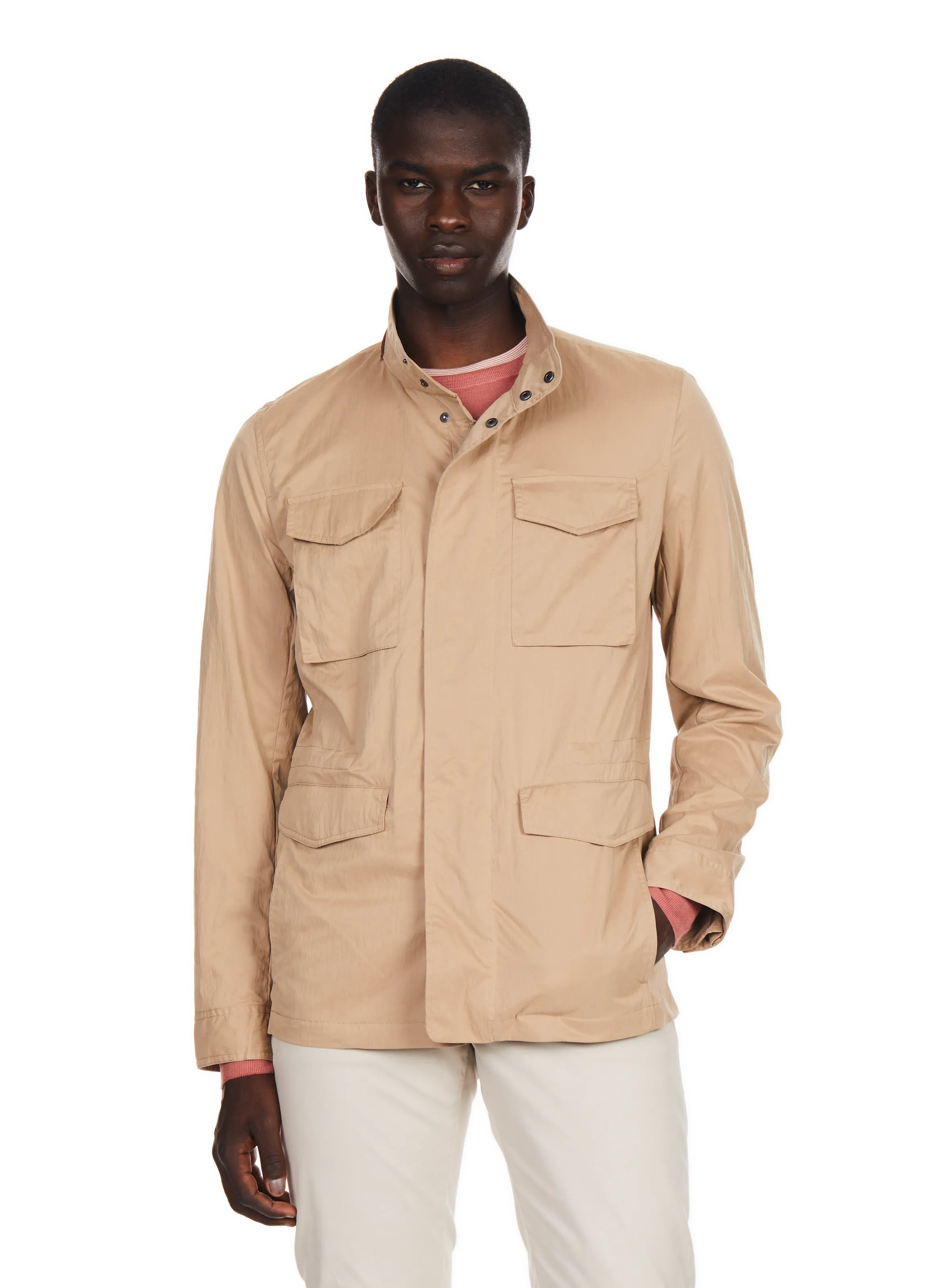 BLOUSON EN NYLON MéLANGé - HACKETT pour HOMME | Printemps
