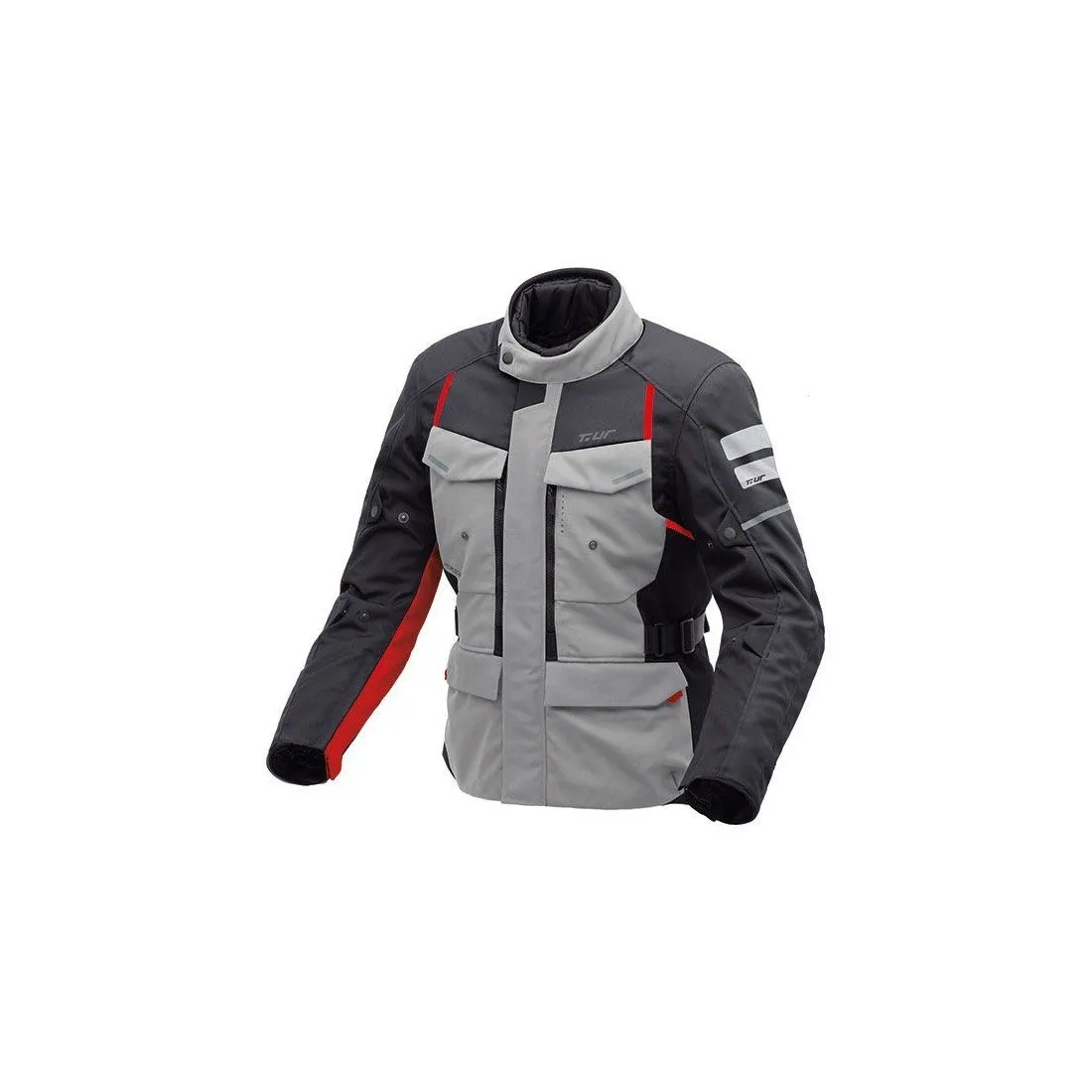 Blouson moto T.UR Lapland gris anthracite clair