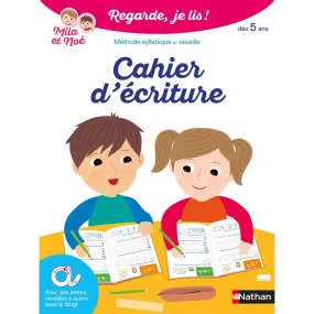 Cahier d'écriture - Regarde je lis !