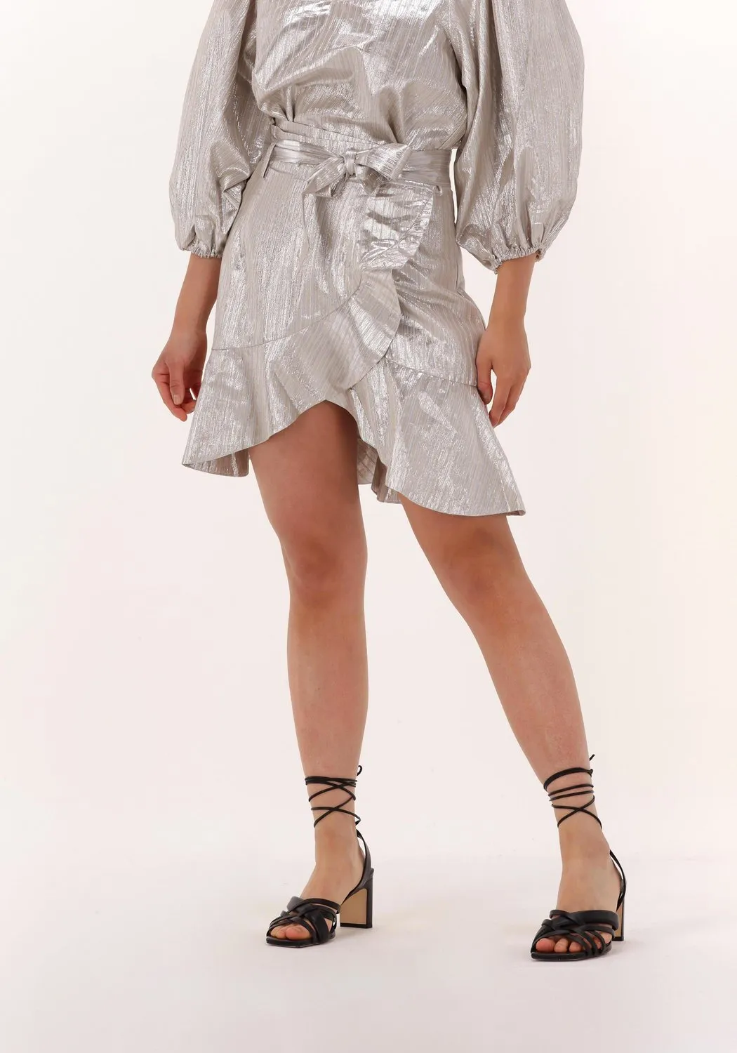 catwalk junkie mini-jupe sk elena en argent