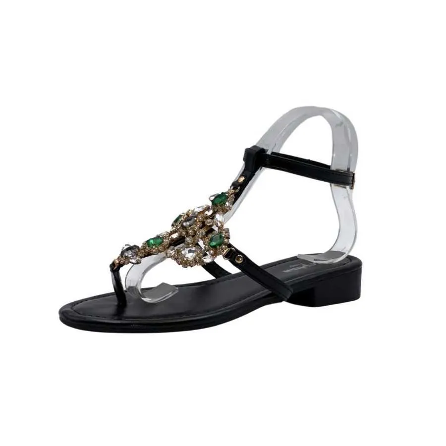 CHAUSSURES FEMME SANDALES TRINA JEWELS NOIR