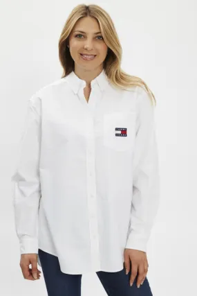 Chemise casual blanche Boyfriend