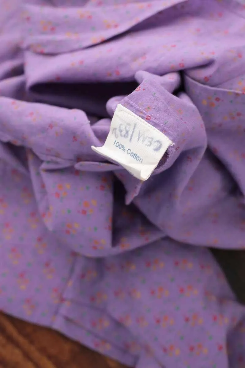 Chemise en coton Soeur violet. Matière principale coton. Taille 38