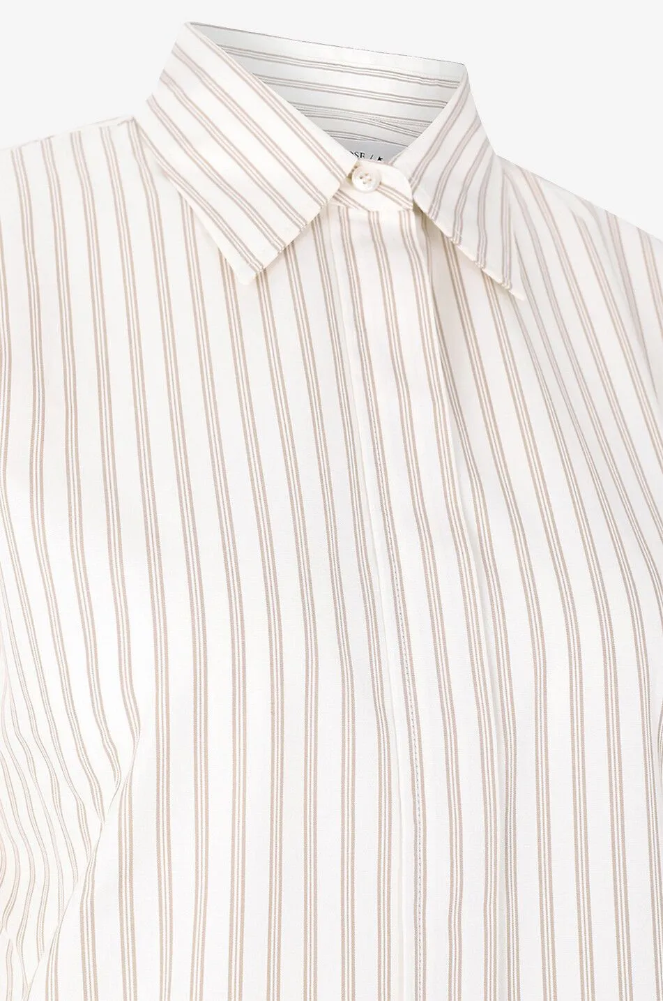 Chemise rayée en popeline Batilda Boyfriend