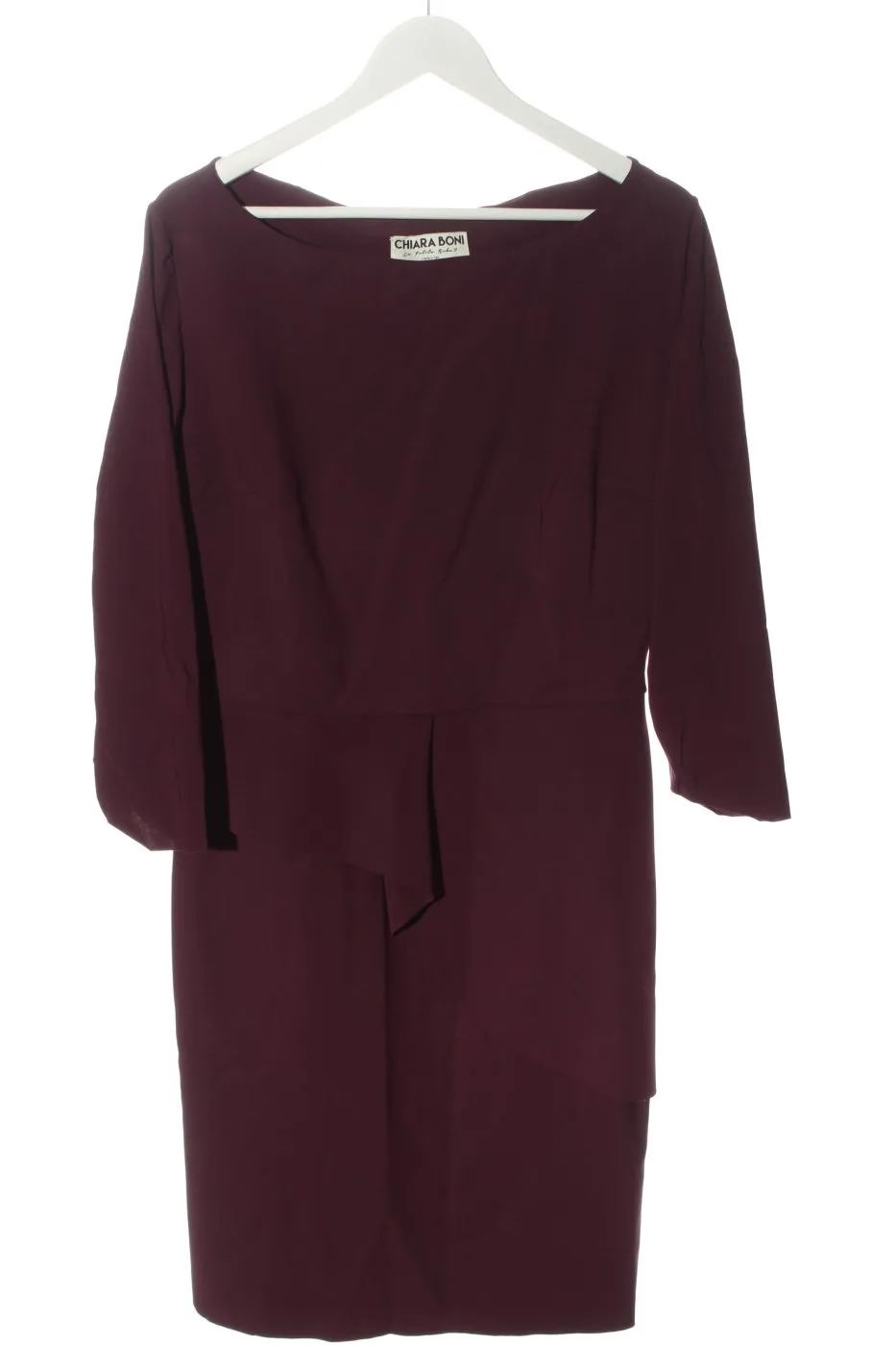 Chiara Boni Robe péplum rouge style décontracté