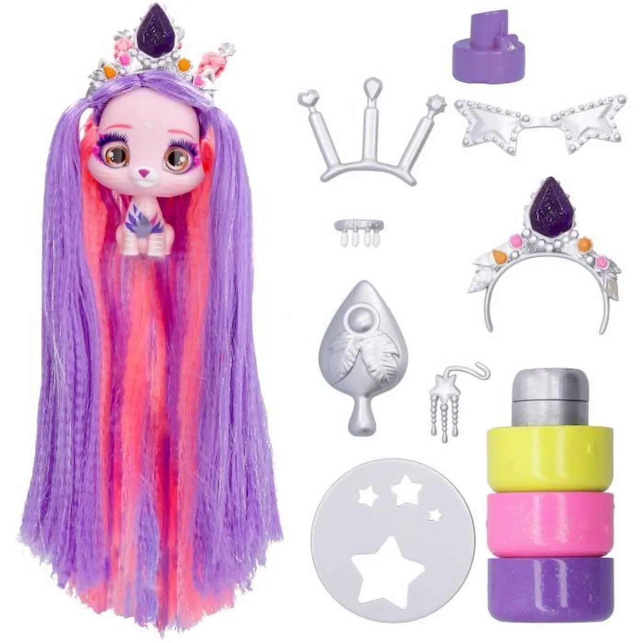 Coffret exclusif VIP Pets IMC TOYS Influpets - Styling pack rose - Imc Toys