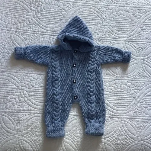 Combinaison à torsades taille : 6 mois