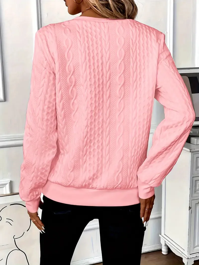 Eden - Sweatshirt Femme Douillet pour un Style Décontracté et Tendance