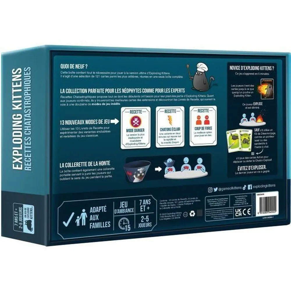 Ek : recettes chatastrophiques - asmodee