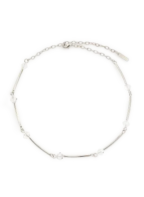 HUGO KREIT  Collier en laiton - Argent