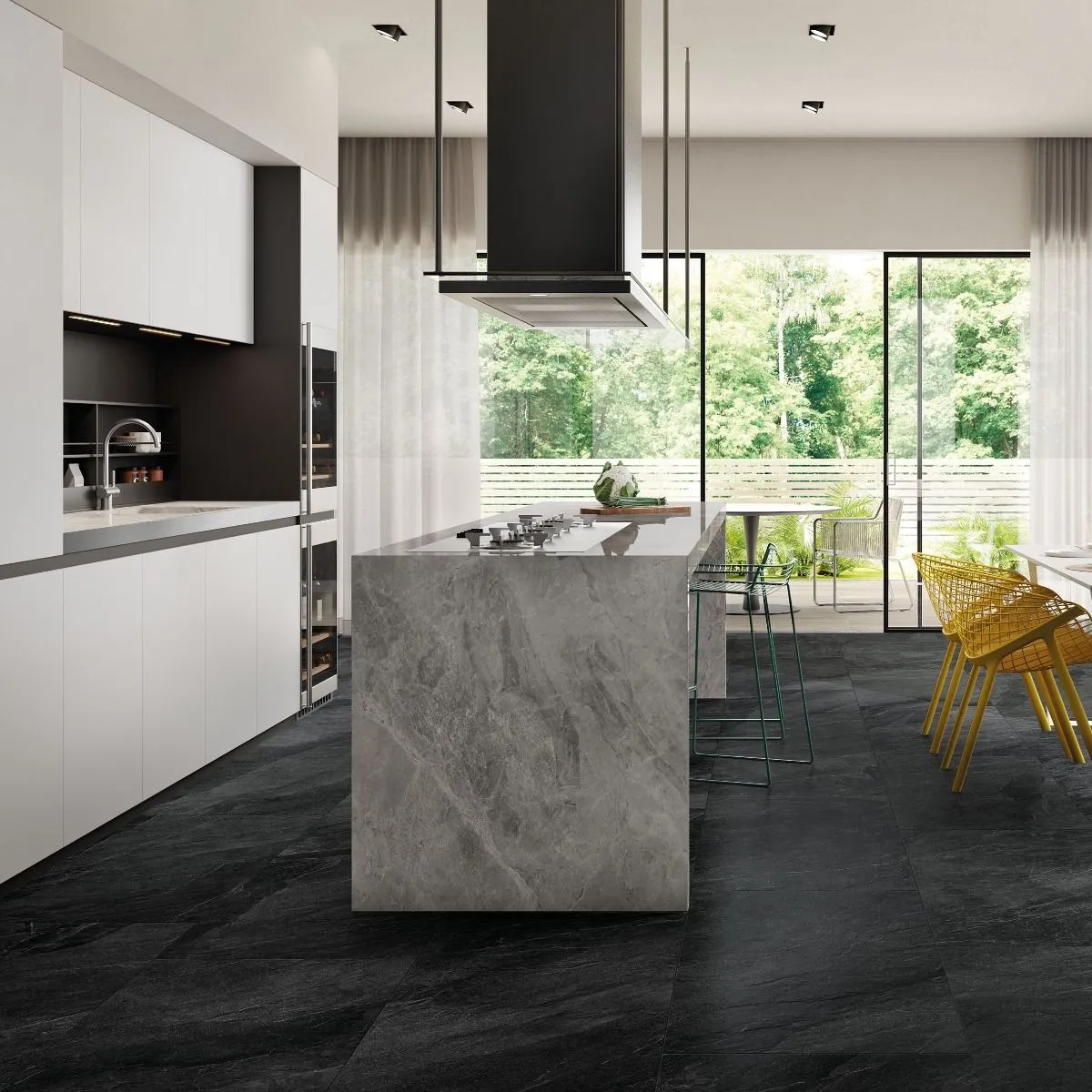 Italgraniti Shale Dark 30x60 cm SL0563 | Carrelage imitation pierre 