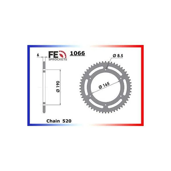 KIT CHAINE FE 600.LC4 GS '88/89 15X45 OR*