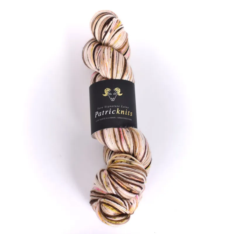 Laine teinte à la main Biscotte - PatricKnits - Cheval Blanc