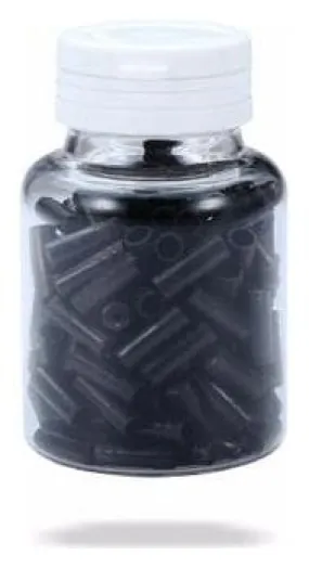 Lot de 150 Butées de Gaine BBB CableEnd S-AL Workshop Plastique 4mm Noir 