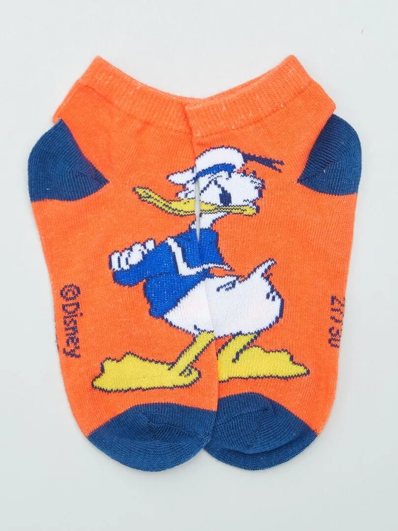 Lot de chaussettes 'Mickey et ses amis' - 3 paires - Rouge/bleu