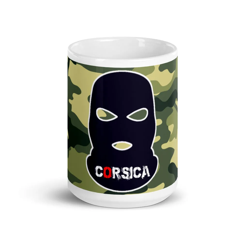 Mug Cagoule Corse Blanc Brillant