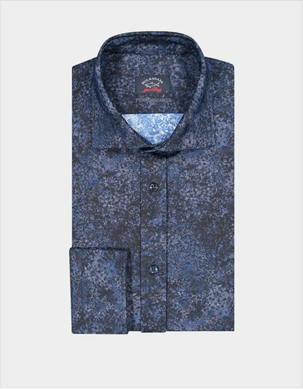 Paul & Shark - Chemise manches longues motif abstrait Performance - J Fit