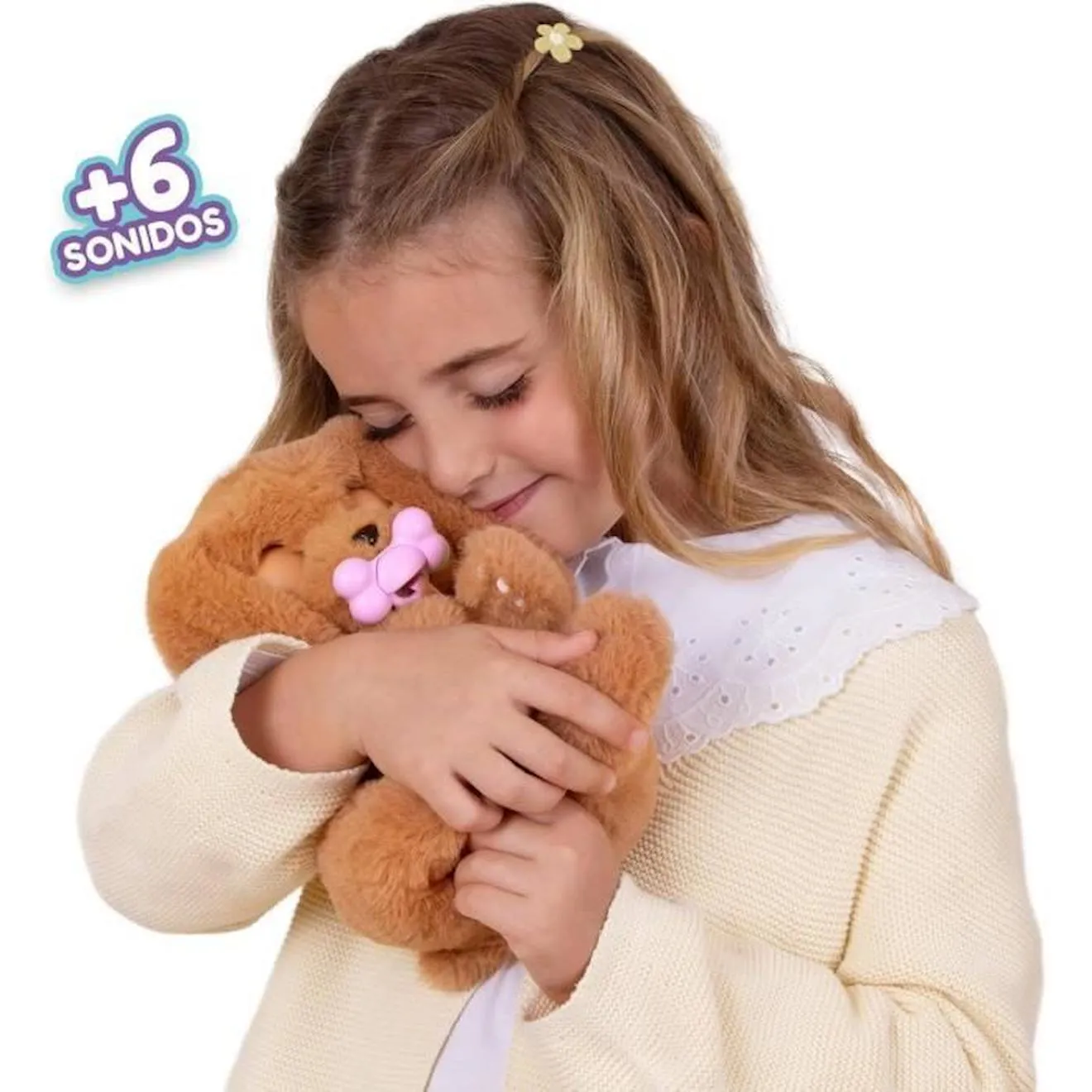 Peluche Baby Paws - mon bébé chien, Cocker - IMC Toys rose - Imc Toys