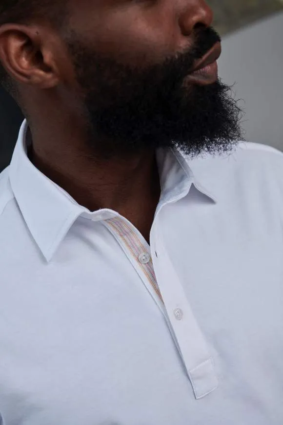 Polo St Tropez Blanc