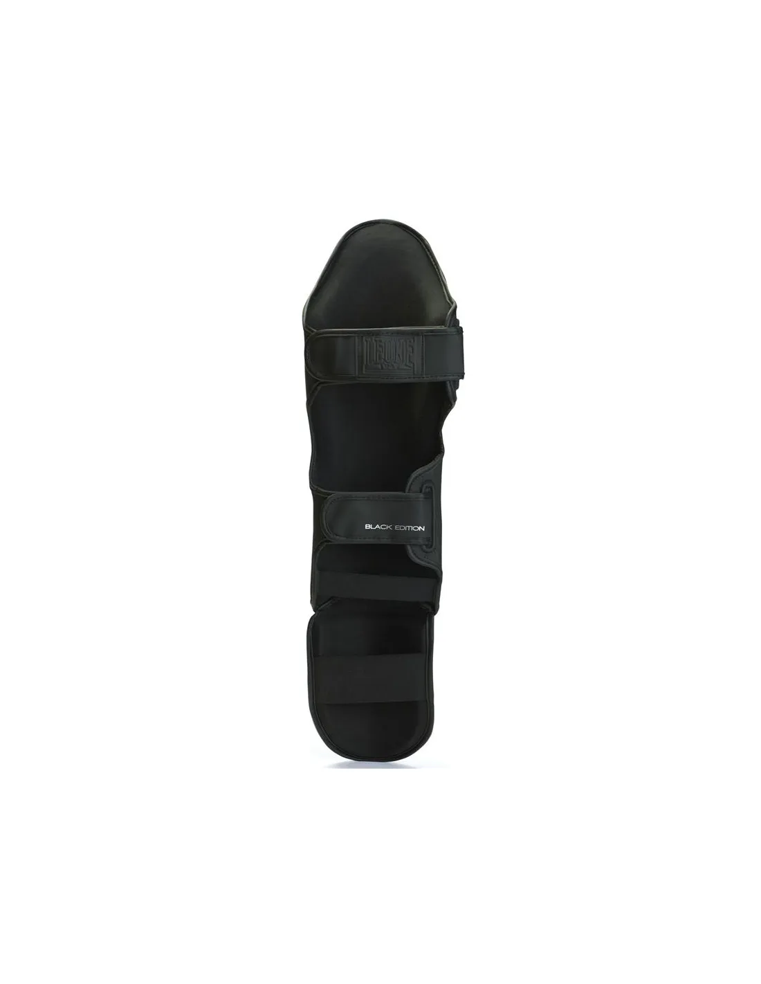 Protège-tibias de boxe Leone Black Edition Noir