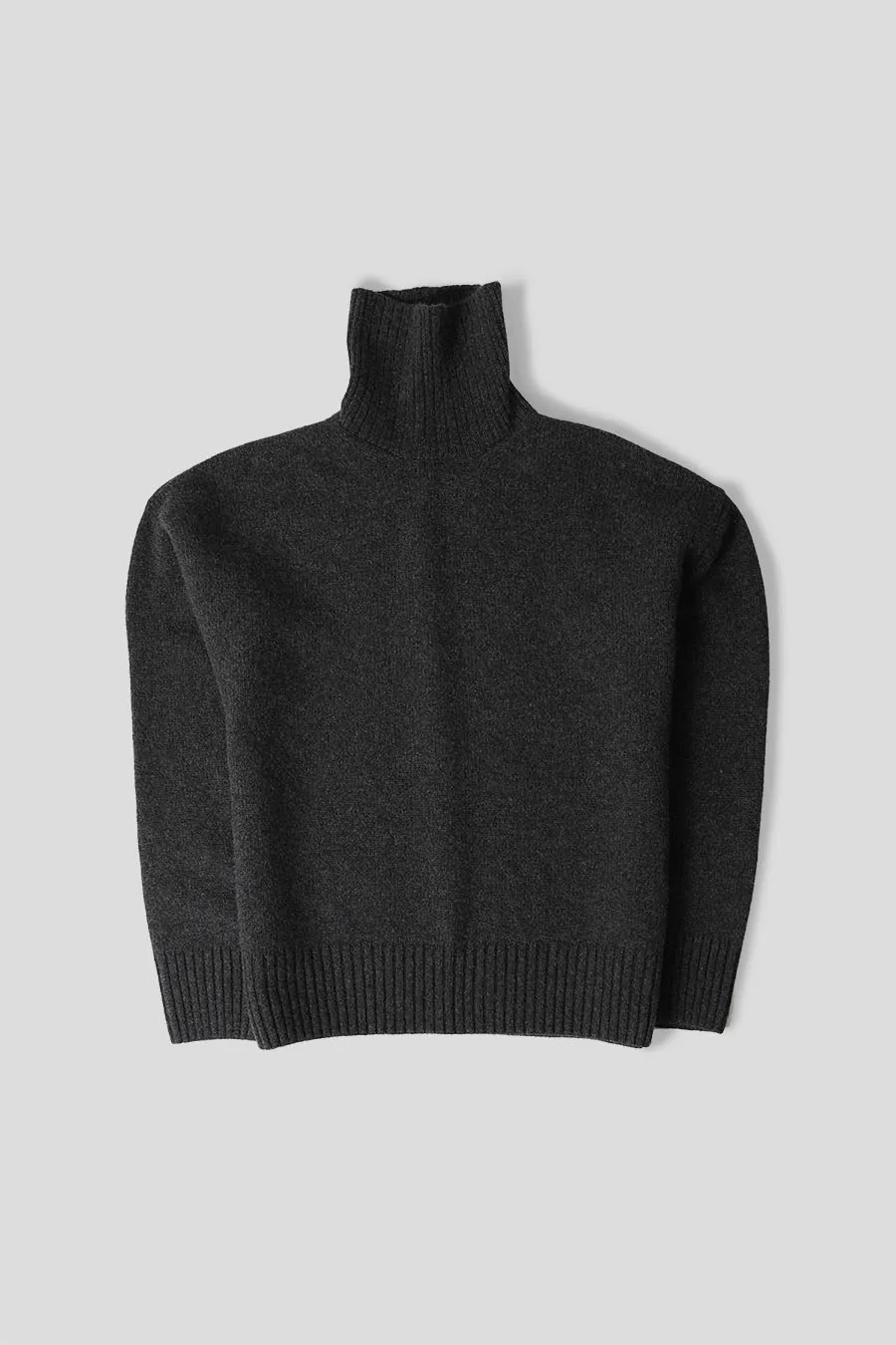 PULL COL CHEMIN GRIS FONC