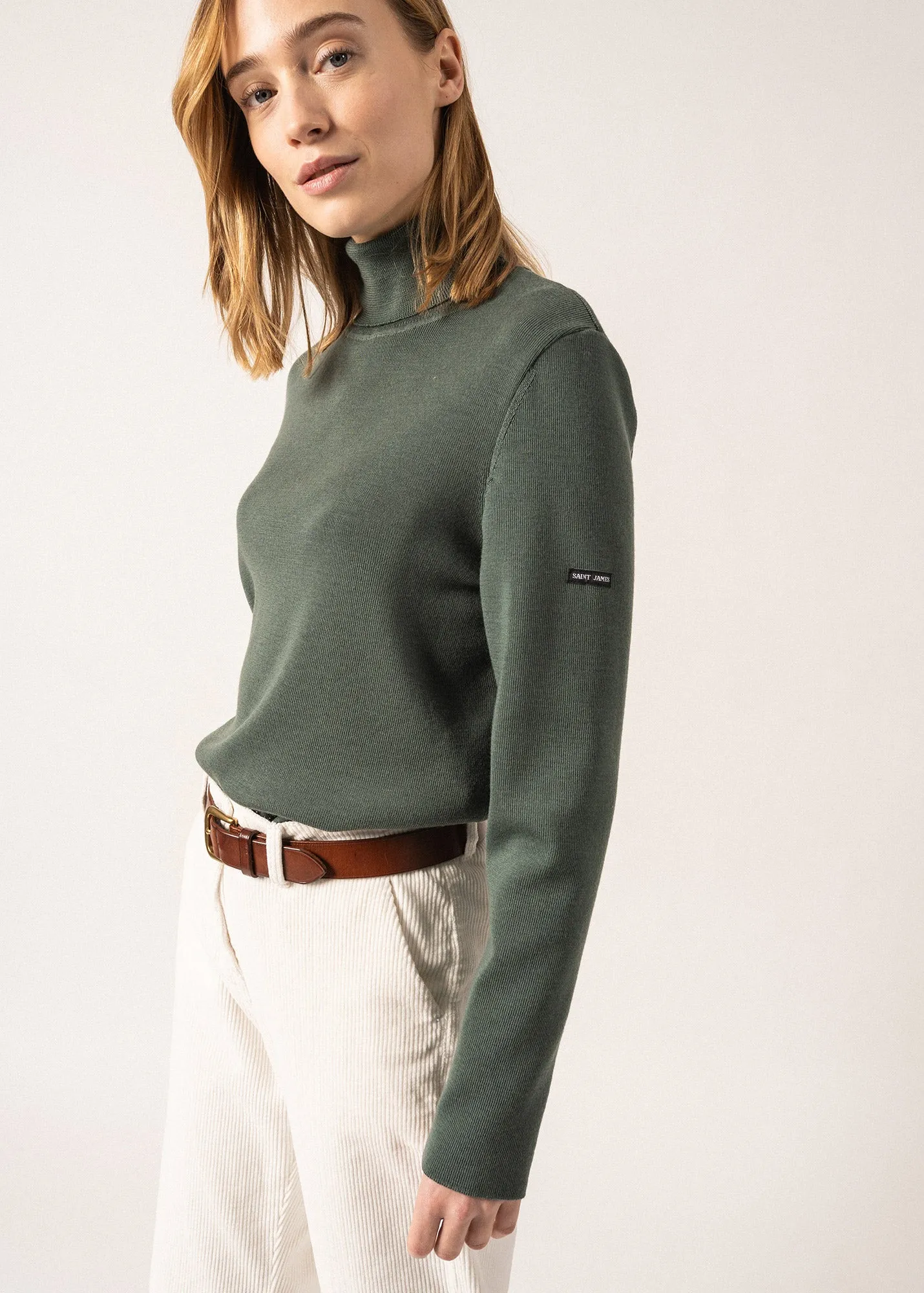 Pull col roulé Houat - en laine (VEGETAL)