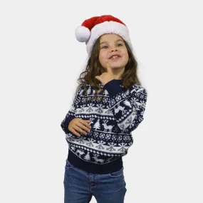 Pull de Nol pour Enfants Bandes, Rennes et Sapins