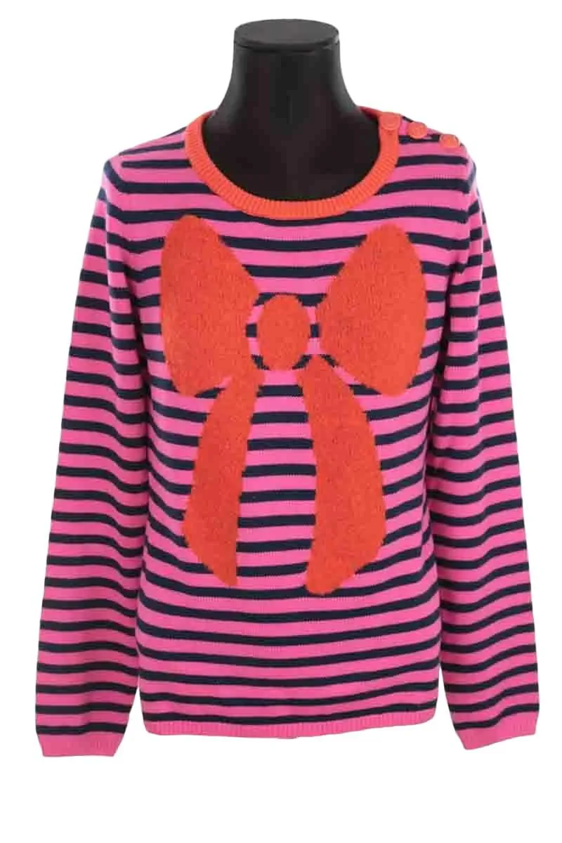 Pull-over en coton Manoush rose. Matière principale coton. Taille 40.