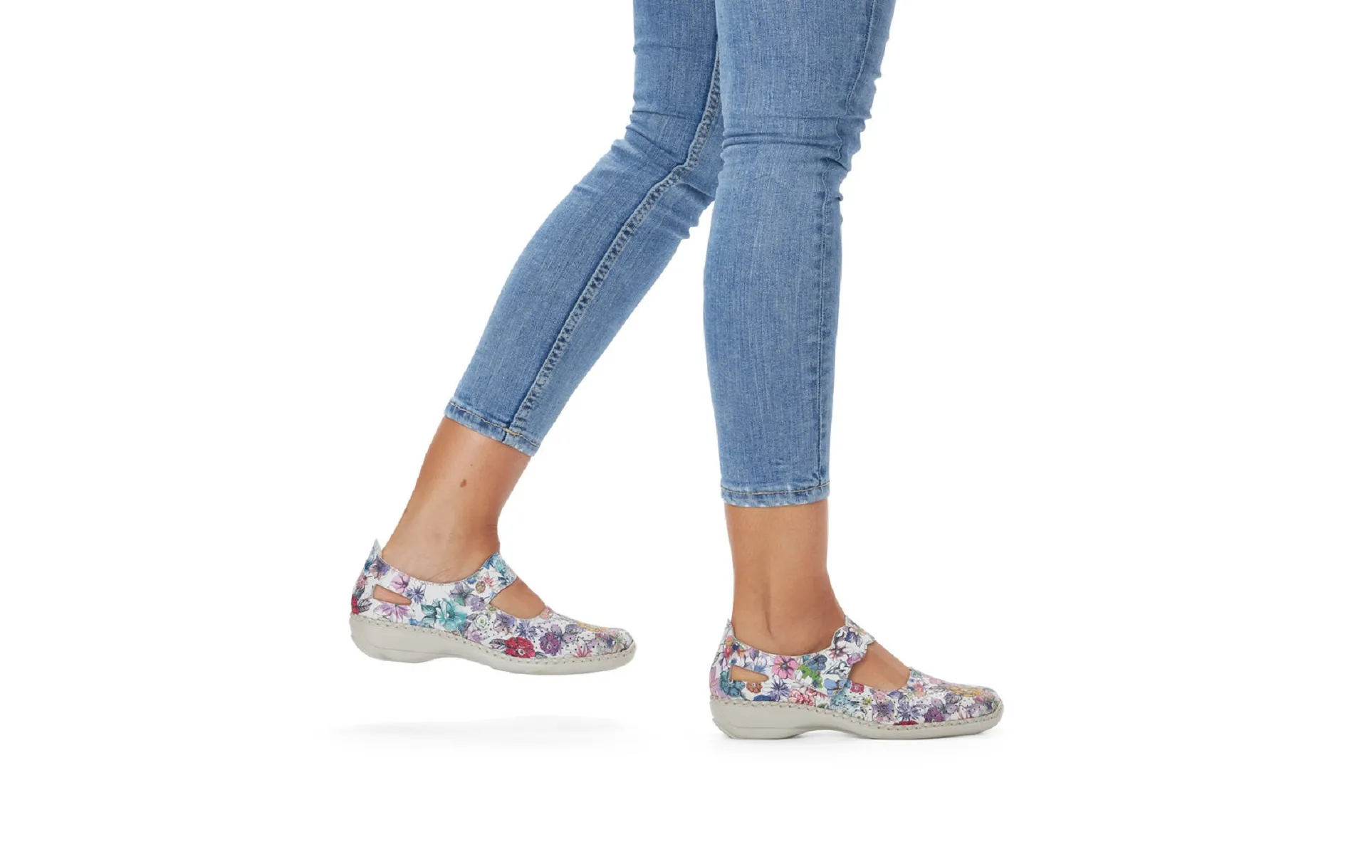 Rieker ballerines 413j2 90 multicolore