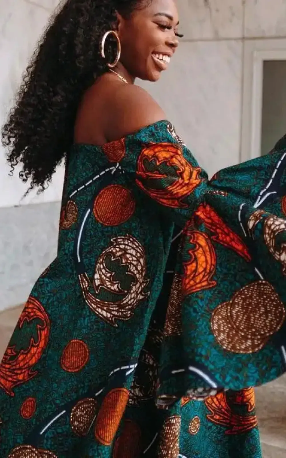 Robe Africaine paule Nue