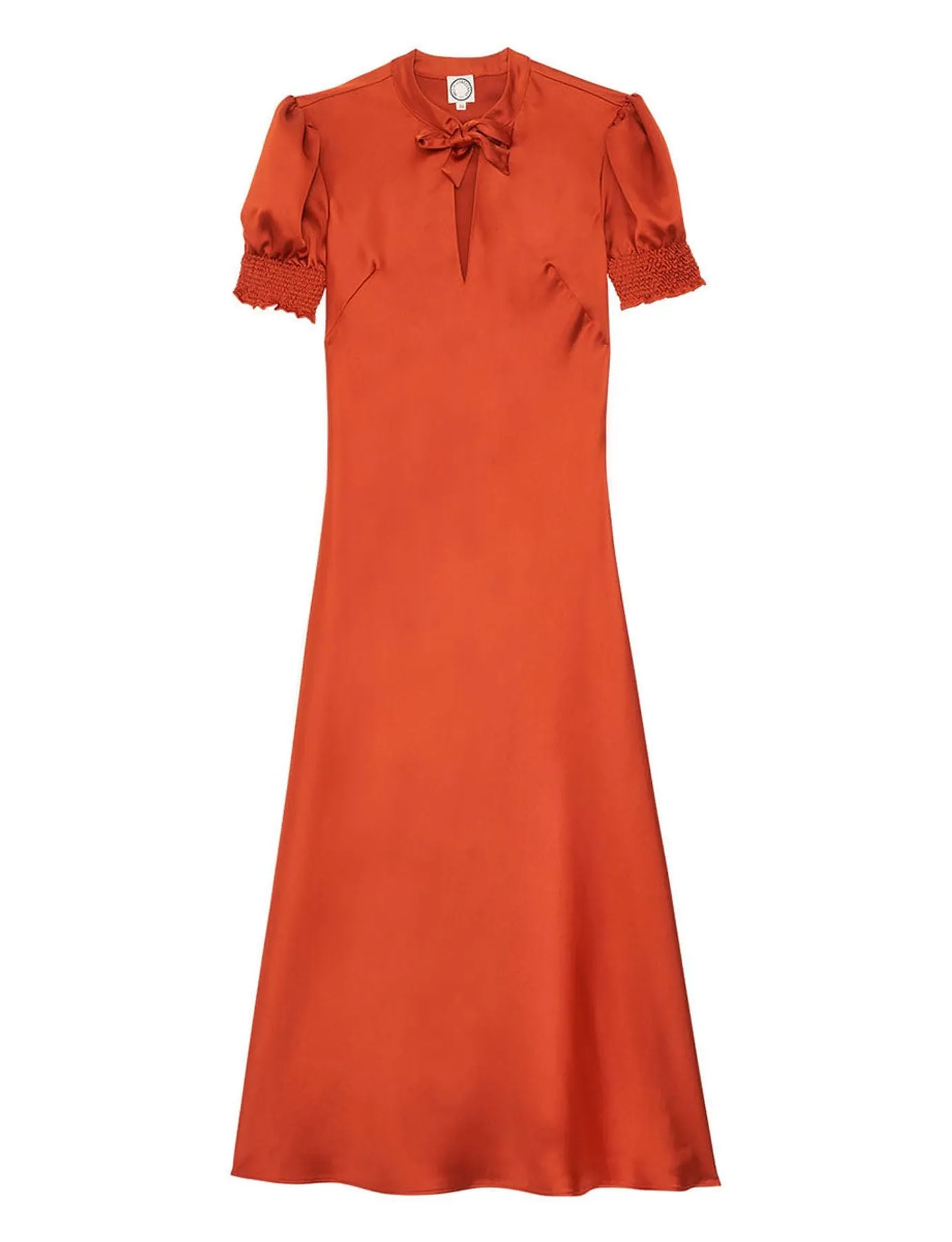 Robe Cerise orange brûlé