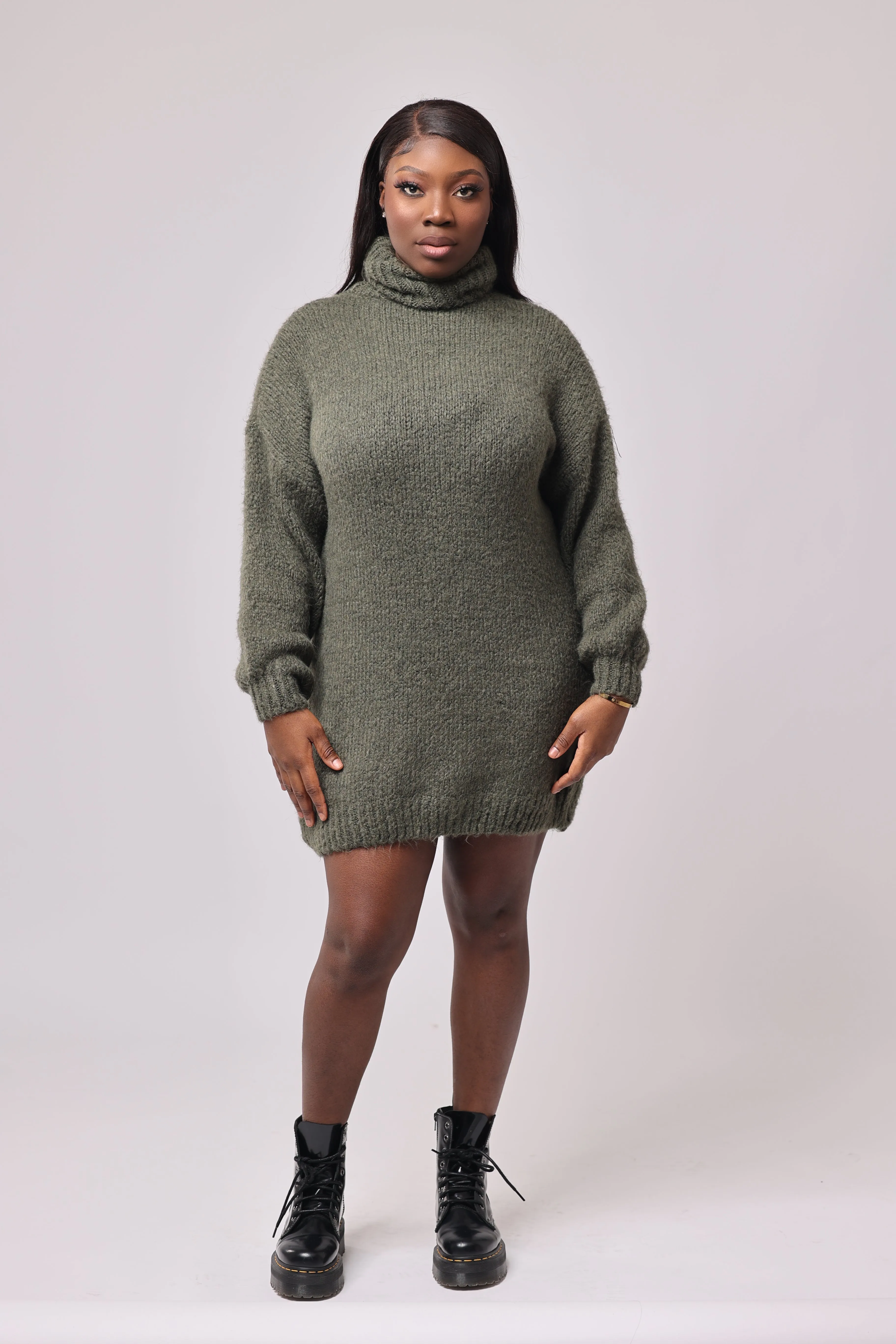 ROBE EN LAINE (CURVY)