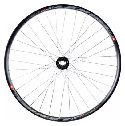 Roue vtt 27.5+  av jante noir mach1 trucky 30 tub.ready disque 6t axe.traversant 20x110