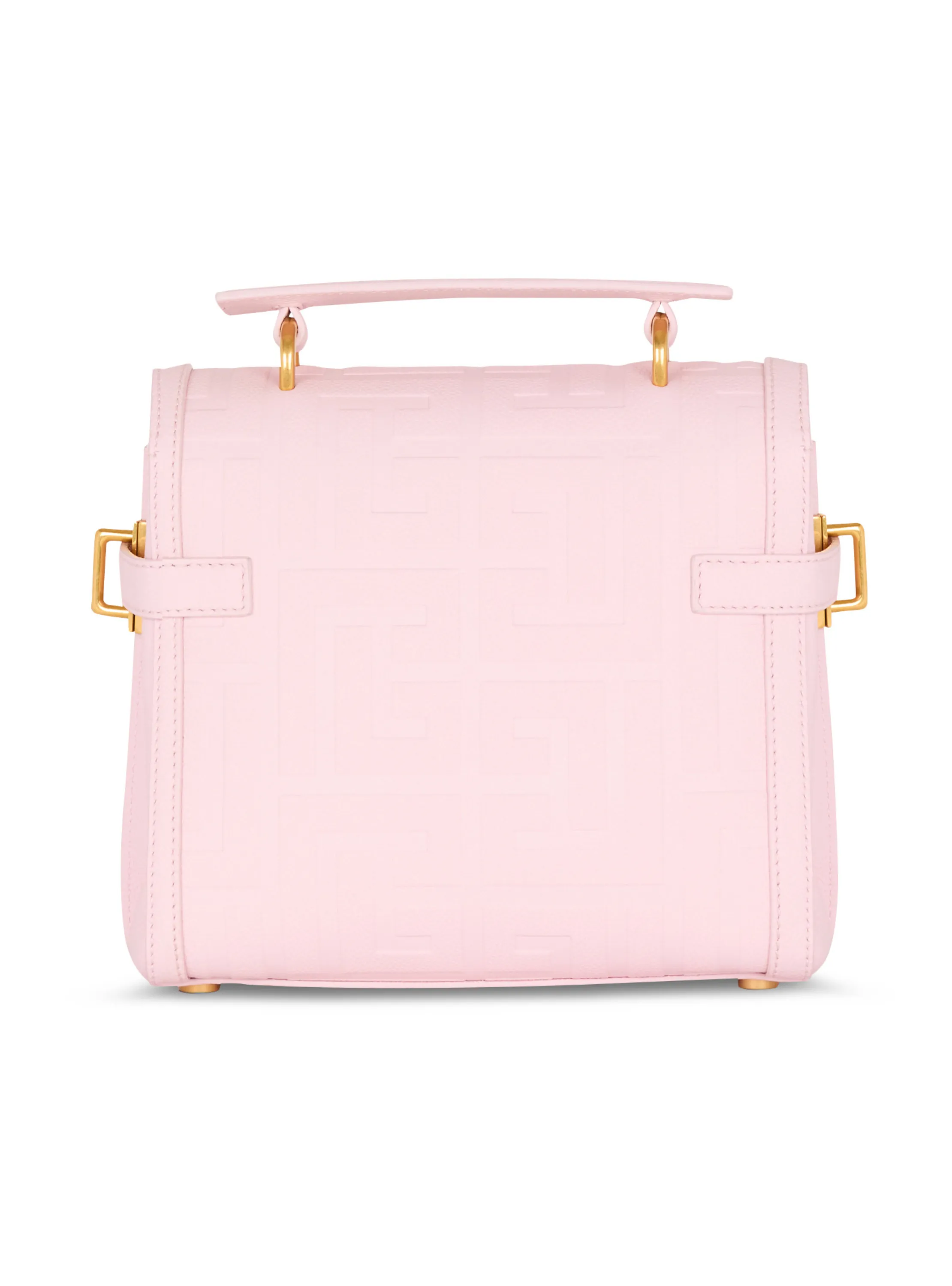 SAC B-BUZZ 23 EN CUIR GRAINé MONOGRAMME PB LABYRINTHE - BALMAIN pour FEMME | Printemps