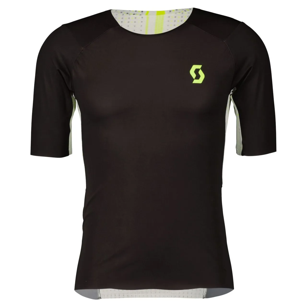 SCOTT T SHIRT MENS RC RUN  ULTRA JAUNE ET NOIR Débardeur running