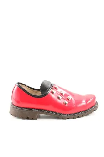 Slip-on rouge style décontracté