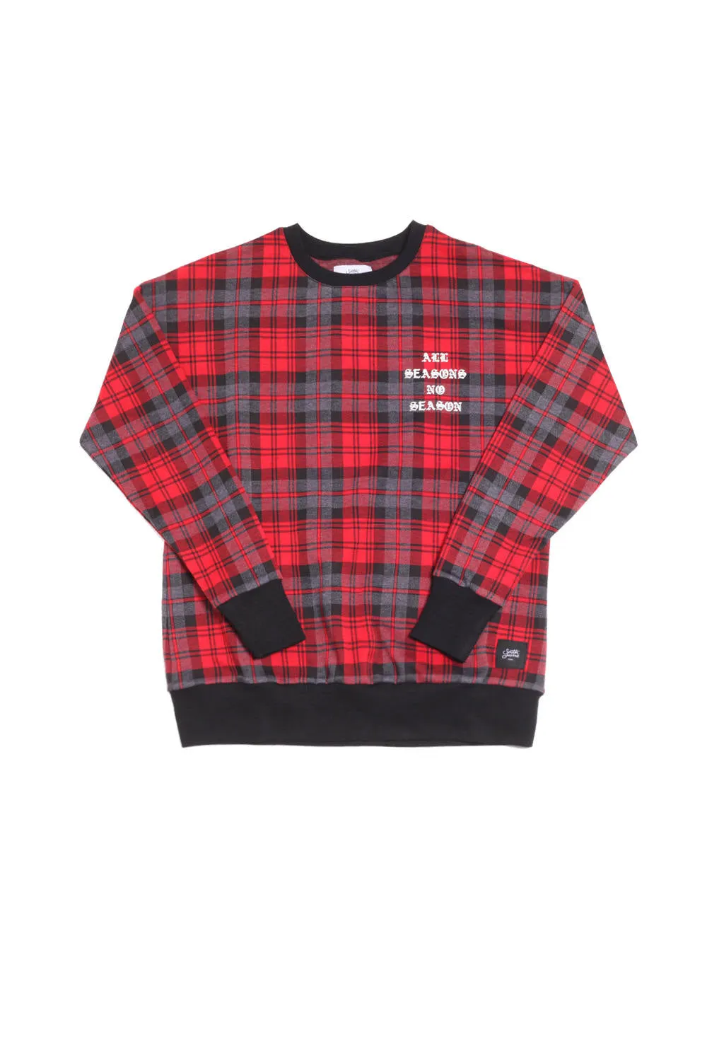 Sweat carreaux All Season rouge M2310KSW