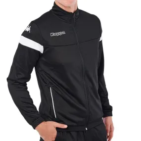 Sweat Noir/Blanc Homme Kappa Vacone
