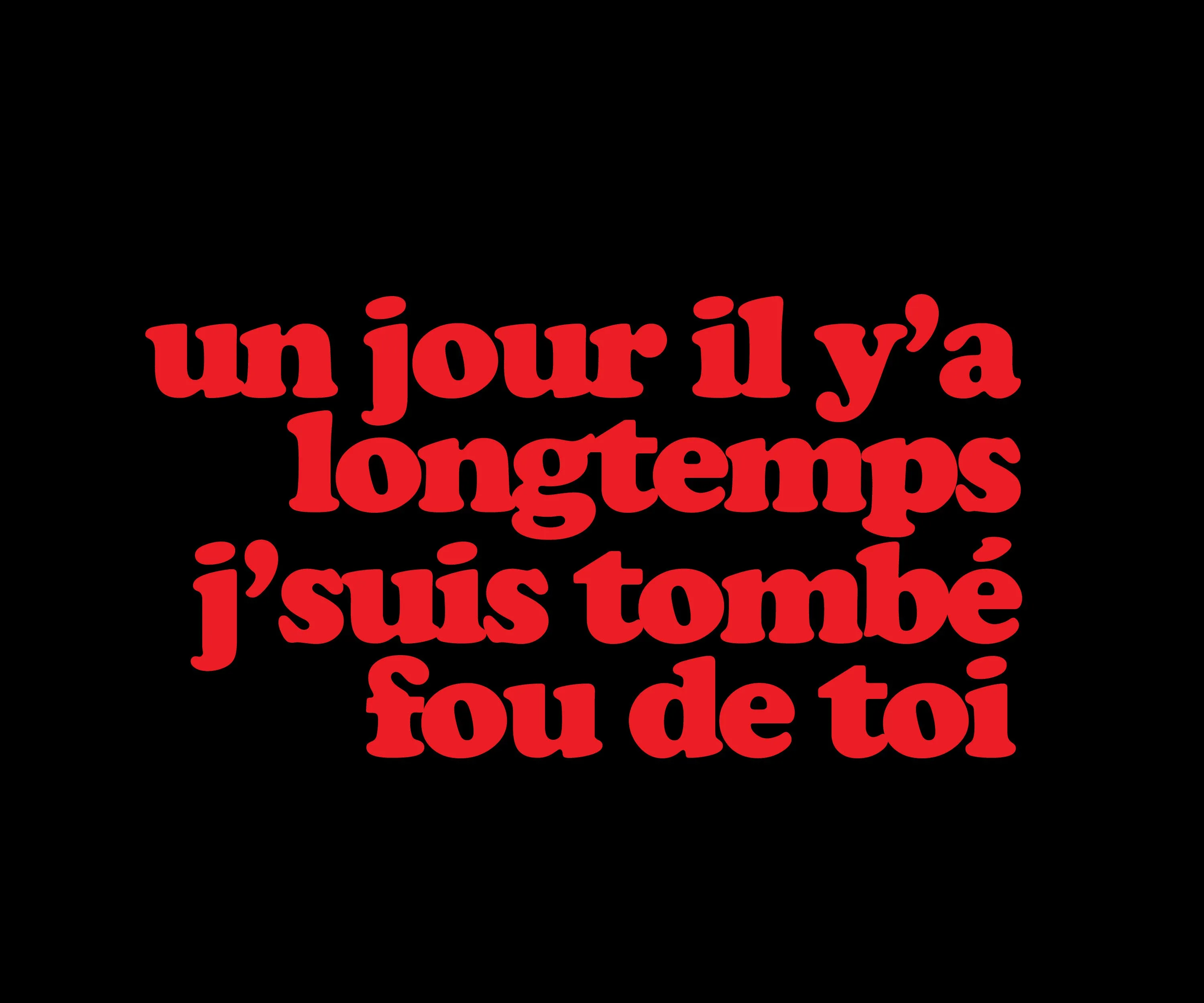Sweat un jour il y'a longtemps brodé
