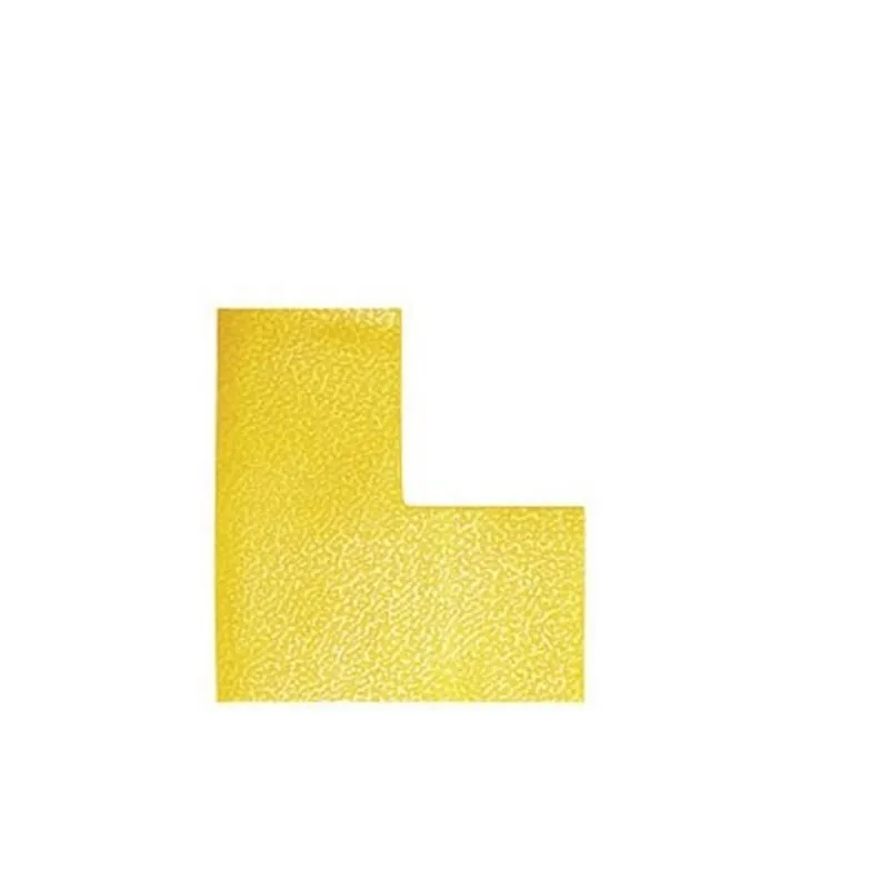 Symbole de marquage autocollant pour le sol - 10 formes L jaune