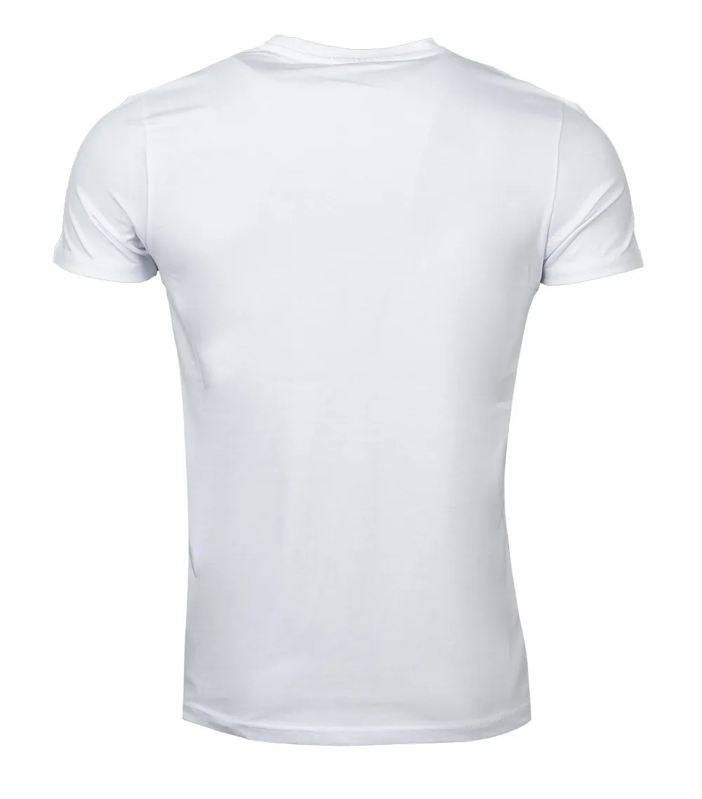 T-shirt avec manches courtes et col rond Redskins coton blanc