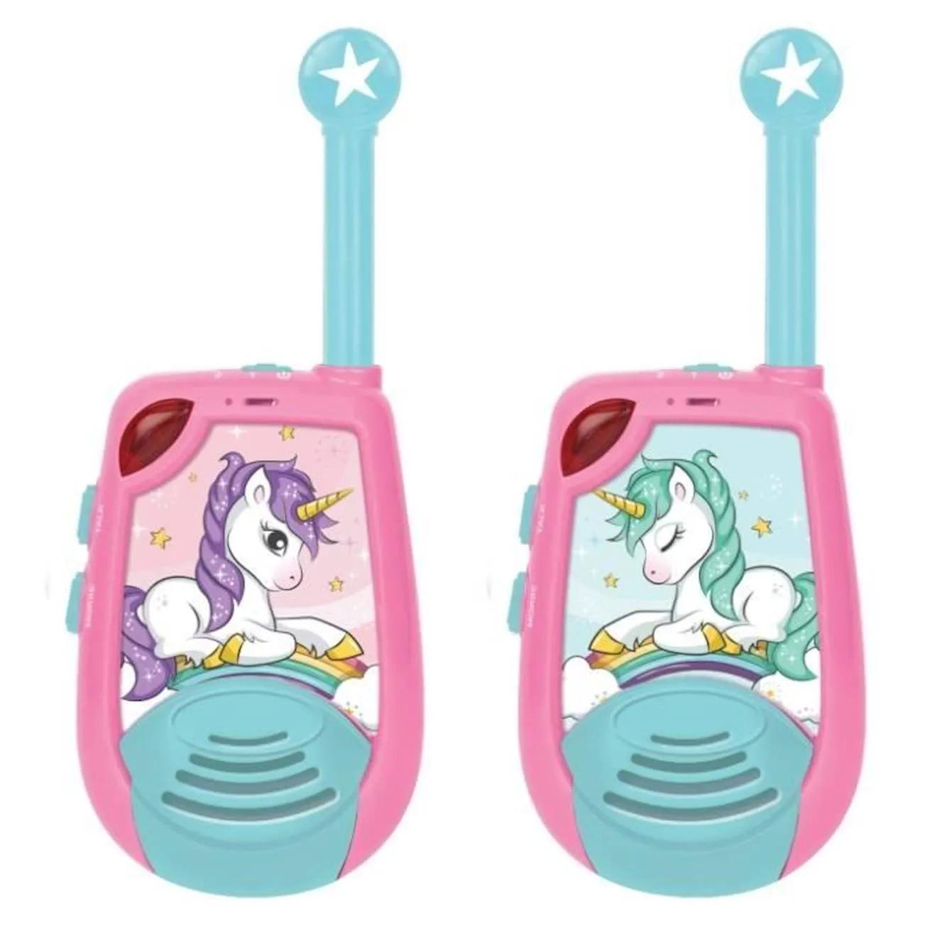 Talkie-Walkies Licorne - LEXIBOOK - Portée 4km - Fonction lumière morse - Design Licorne rose - Lexibook