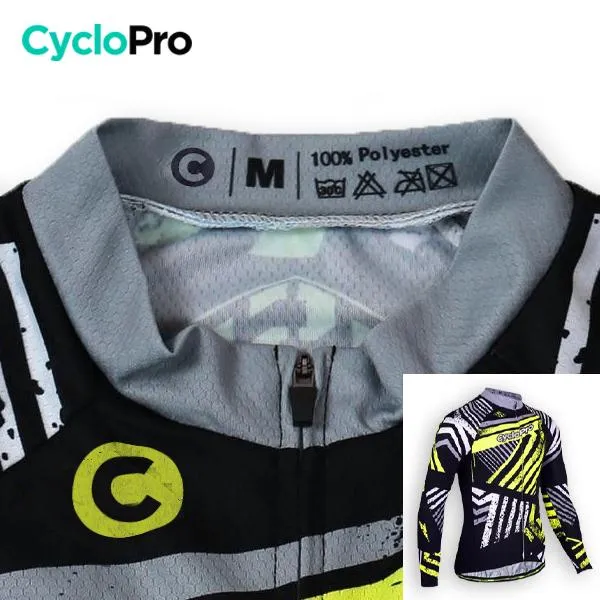 TENUE CYCLISTE HIVER JAUNE - DIRTY+