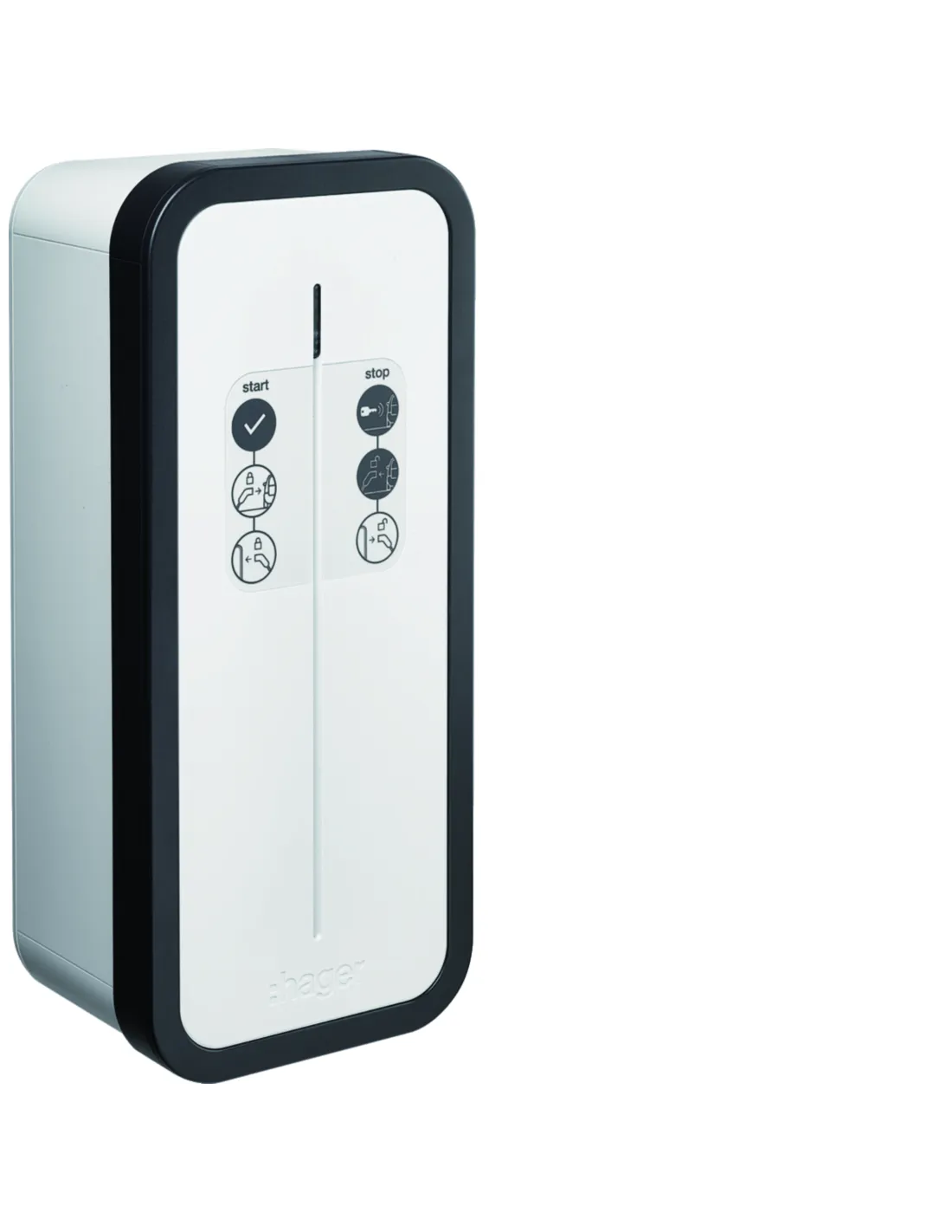 Witty solar borne de charge IP55 1x7kW M3T2S RFID pour 1 VE pour serveur flow HAGER XEV1K07T2S