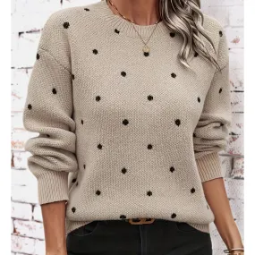 Zamiera | Pull légant  Manches Longues Pour Femme | Occasionnel
